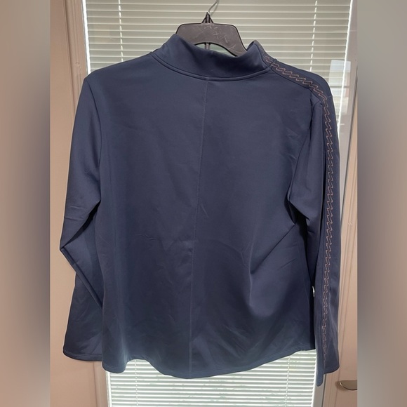 Nike NWT Women’s 1/4 Zip Blue Therma-Fit Long Sleeve Size XL - Picture 2 of 6